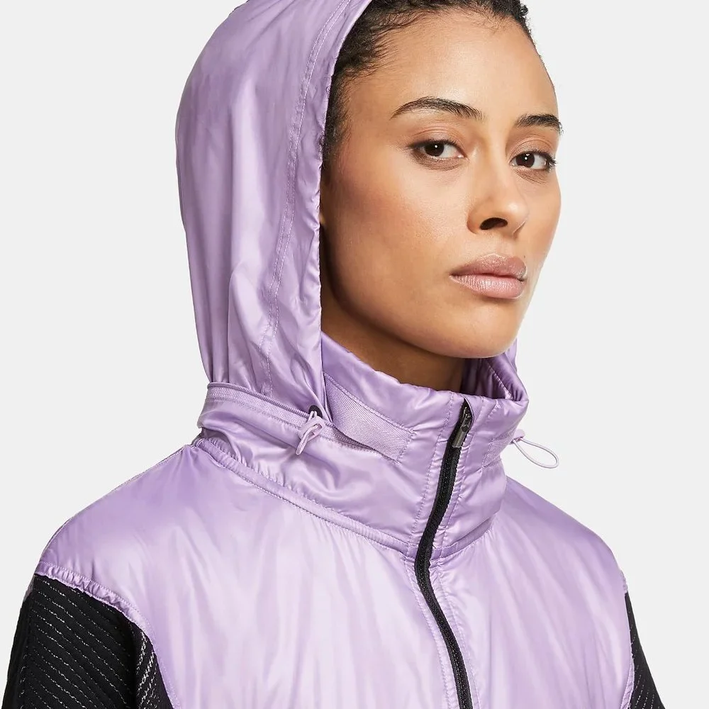 Nike Womens City Ready 1/4 Zip Training Jacket Purple Size CV0303-589 Run - Picture 3 of 8